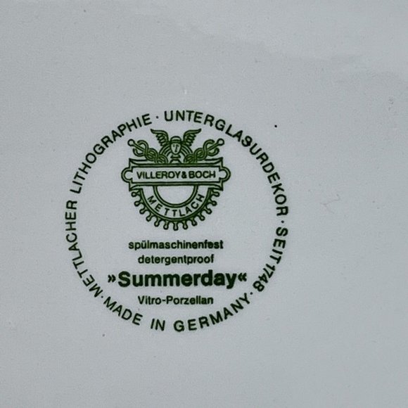 Villeroy And Boch Summerday Serving Platter Meat Vegetable Tray 13 Inch Germany - Picture 6 of 6